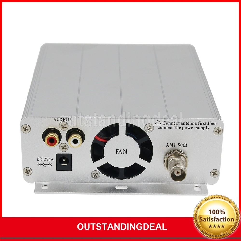 ST-15B 76MHz-113MHz 15W FM Broadcast Transmitter with TNC Interface ot25