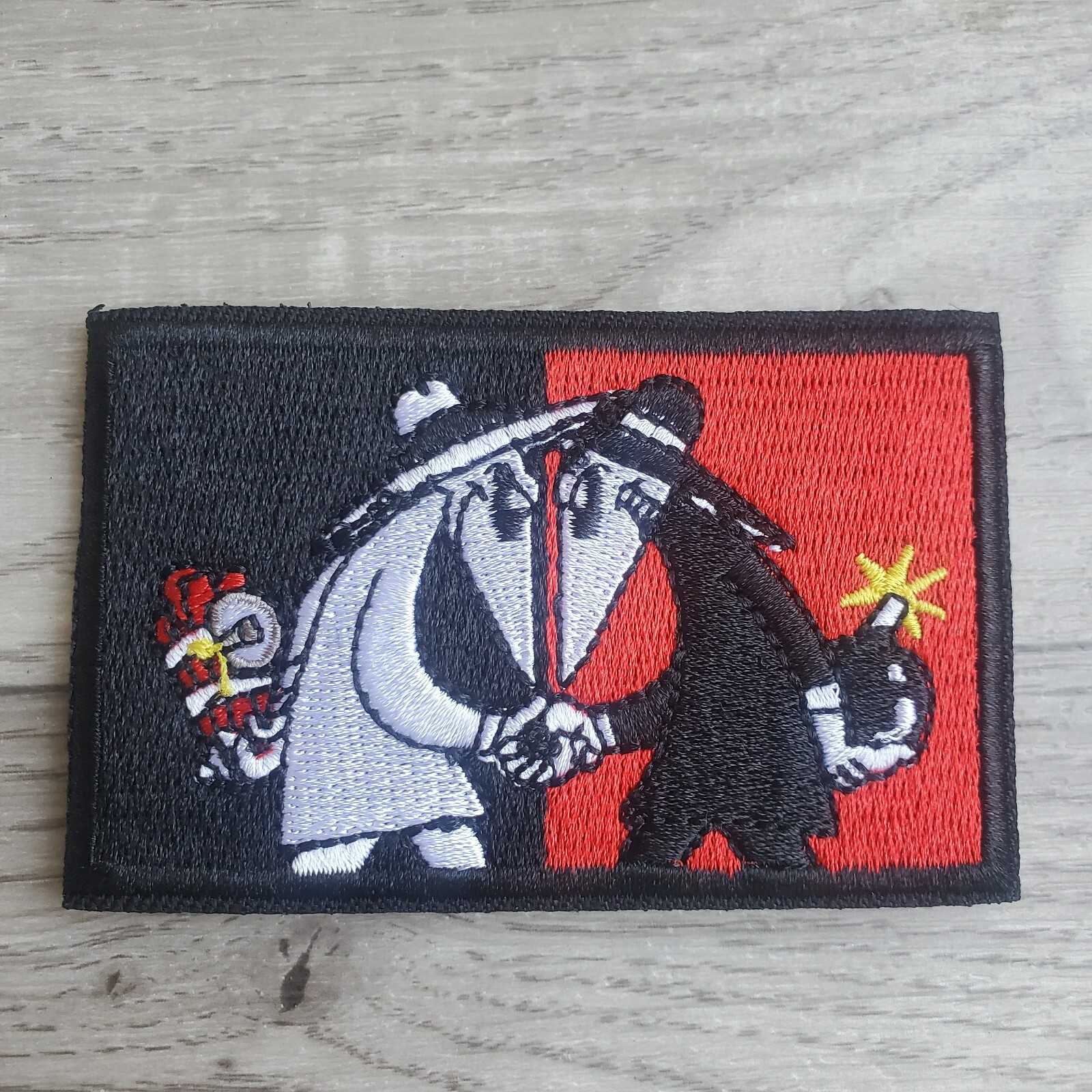 SPY VS SPY Tactical Morale Patch Hook and Loop