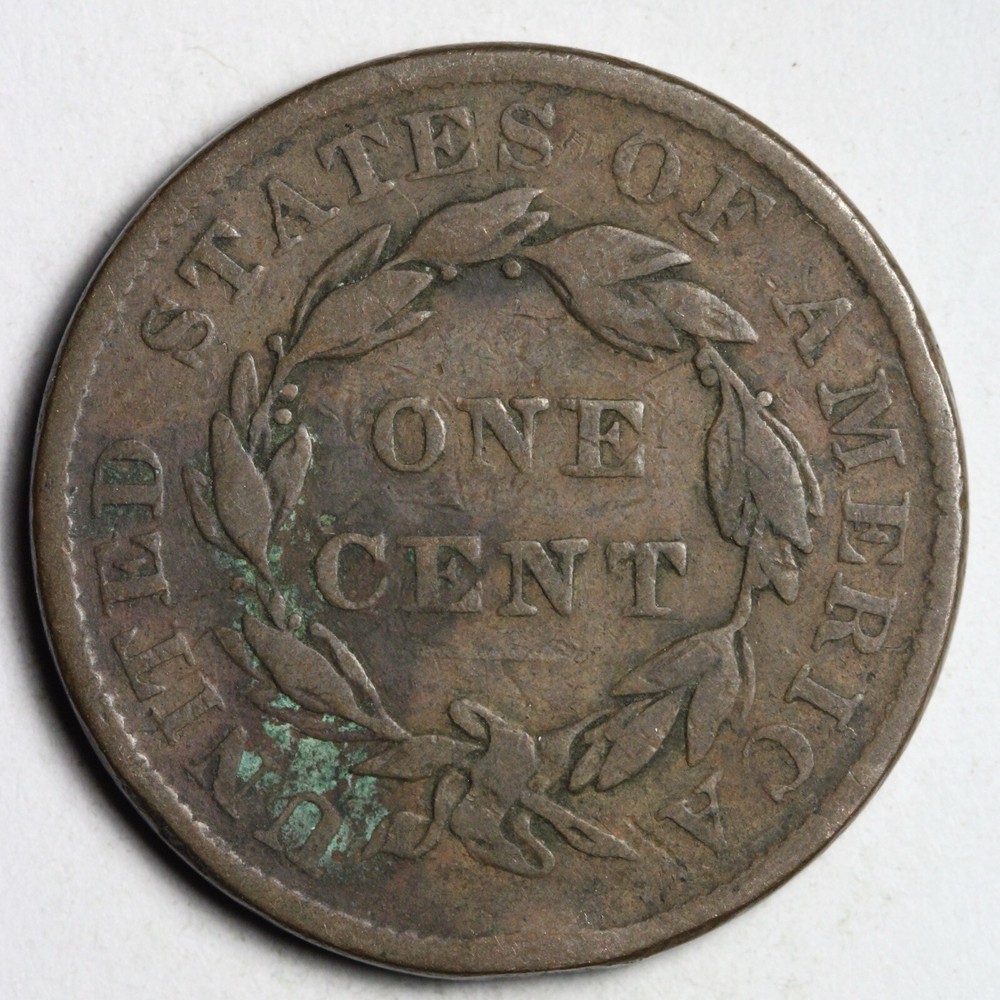 1837 Coronet Head Large Cent CHOICE FINE E138 TCG