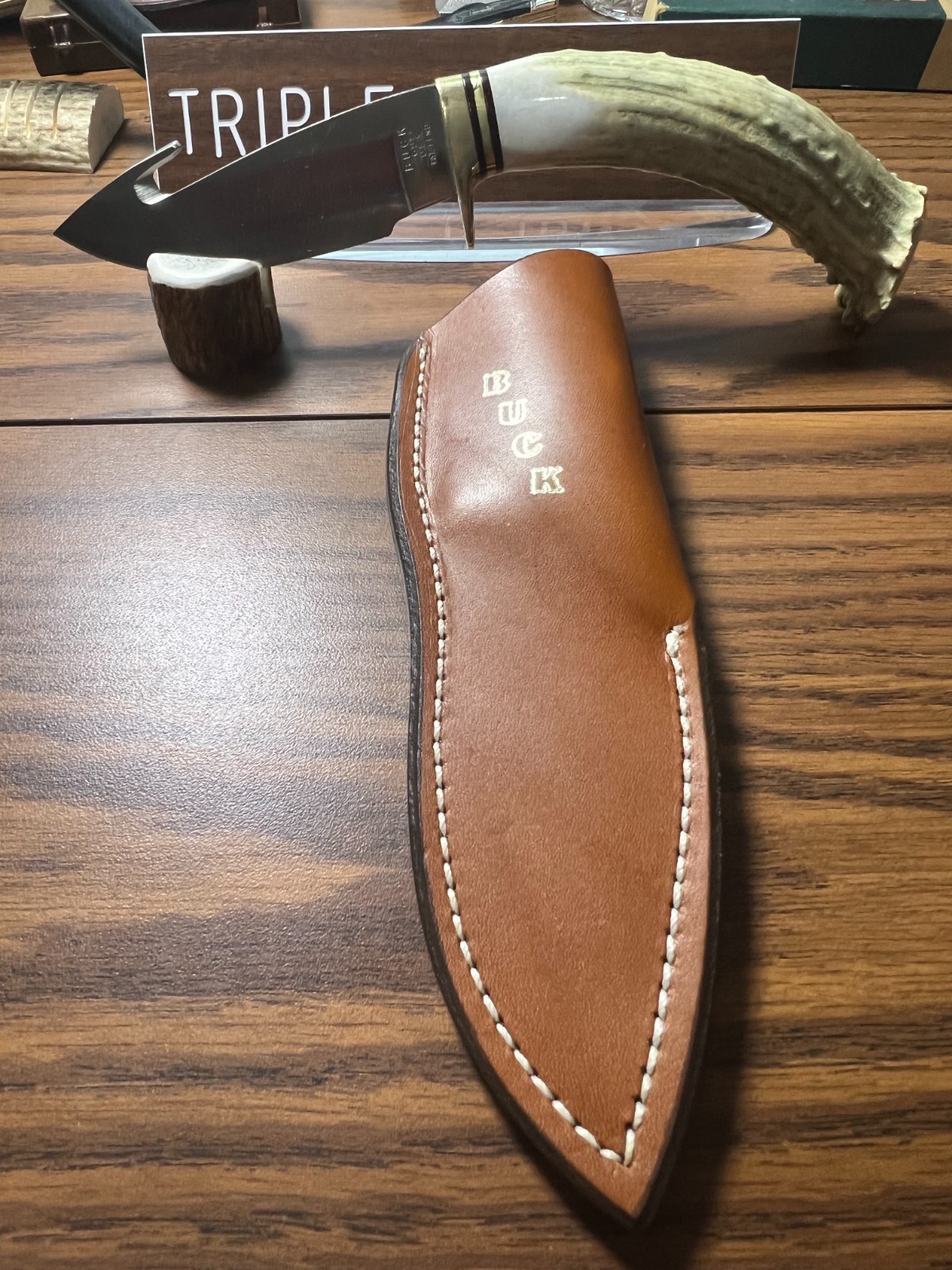 Leroy Remer Customized Buck 691 Vanguard with Gut Hook