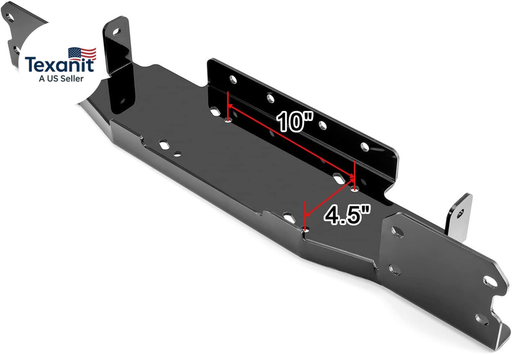 Winch Mounting Bracket Kit 13,000Lbs Front Bumper Winch Mount Plate Bracket Comp