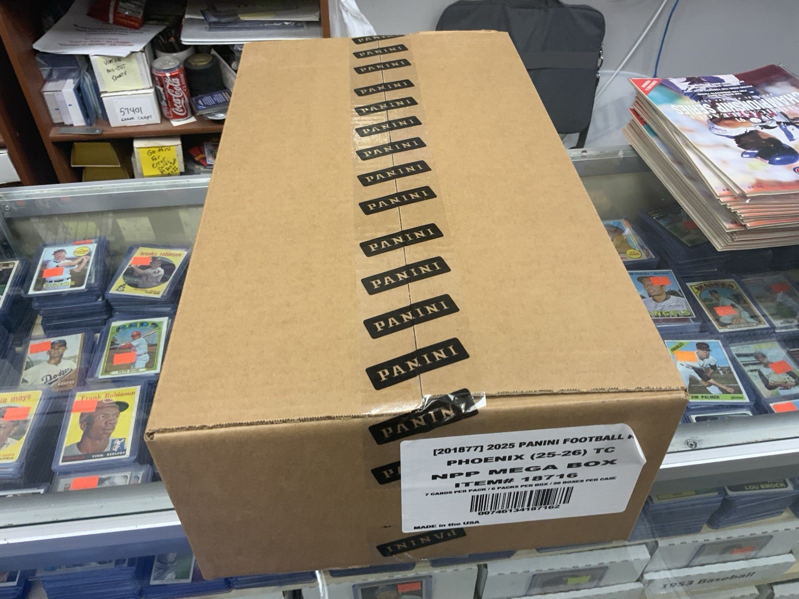 2025 Panini Football Phoenix Mega Factory Sealed Case Of 20 Boxes