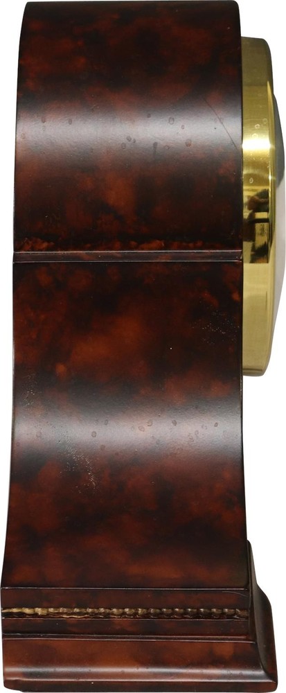 Classic Camelback Mantel Clock-Hand-Painted, Quartz Movement