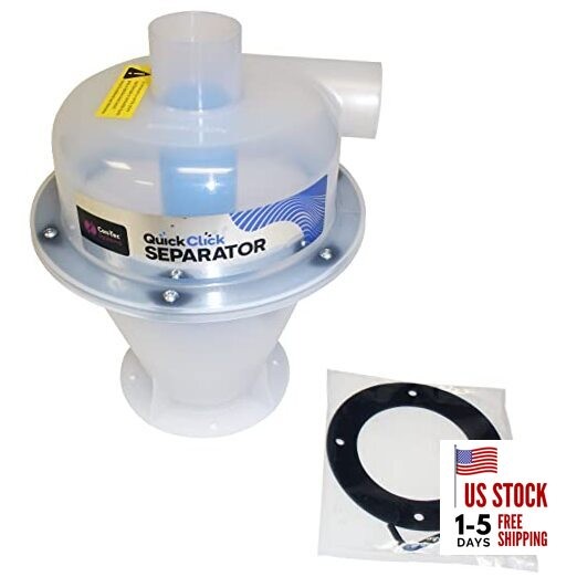 Quick Click Dust Collection Separator