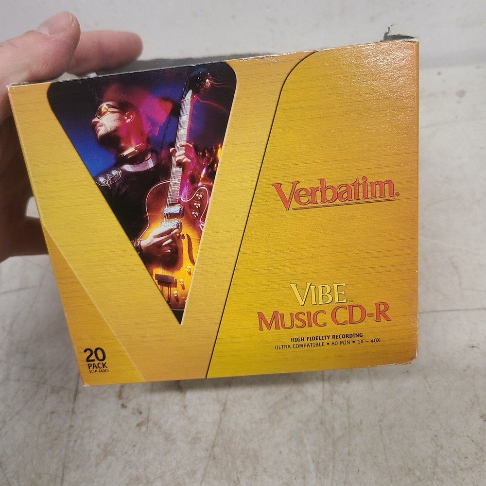 20 Verbatim Blank CD-R Made in Japan