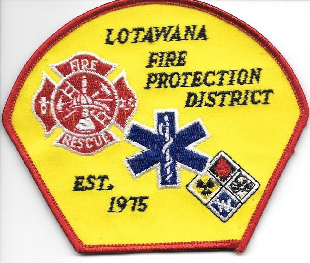 Lotawana  Fire Protection District, ? (4.5" x 4") fire patch