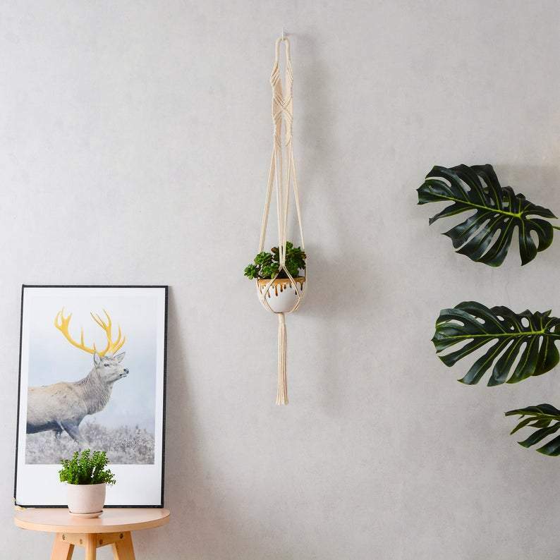 5pc. Macramé Plant Hangers