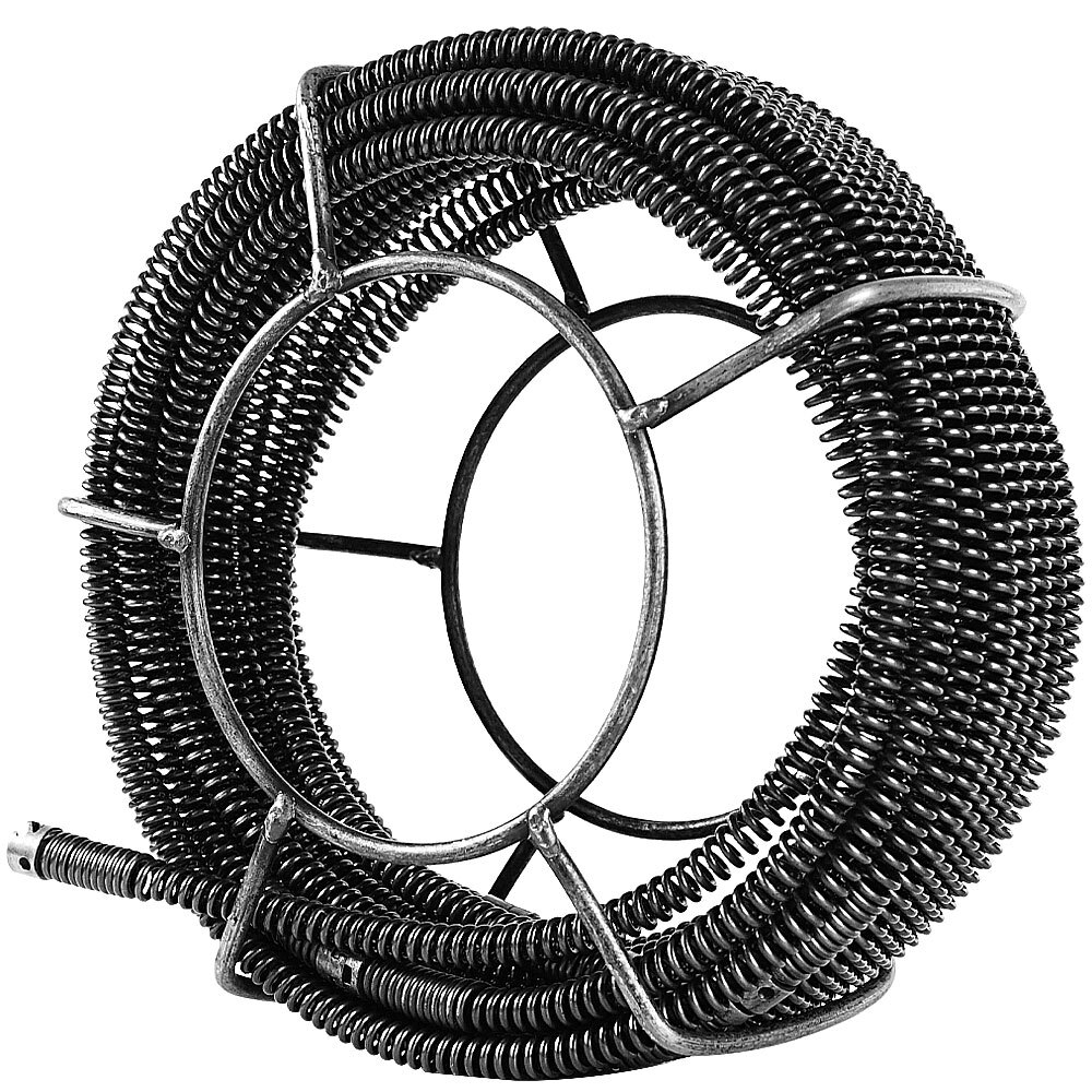 Drain Cable Sewer Cable 5/8In 60FT Drain Cleaning Cable Auger Snake Pipe
