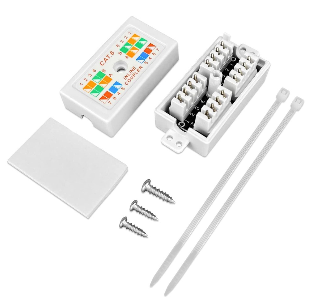 Cat 6 Junction Box 5 Pack Cat5e Splice Connector cat6 junction box