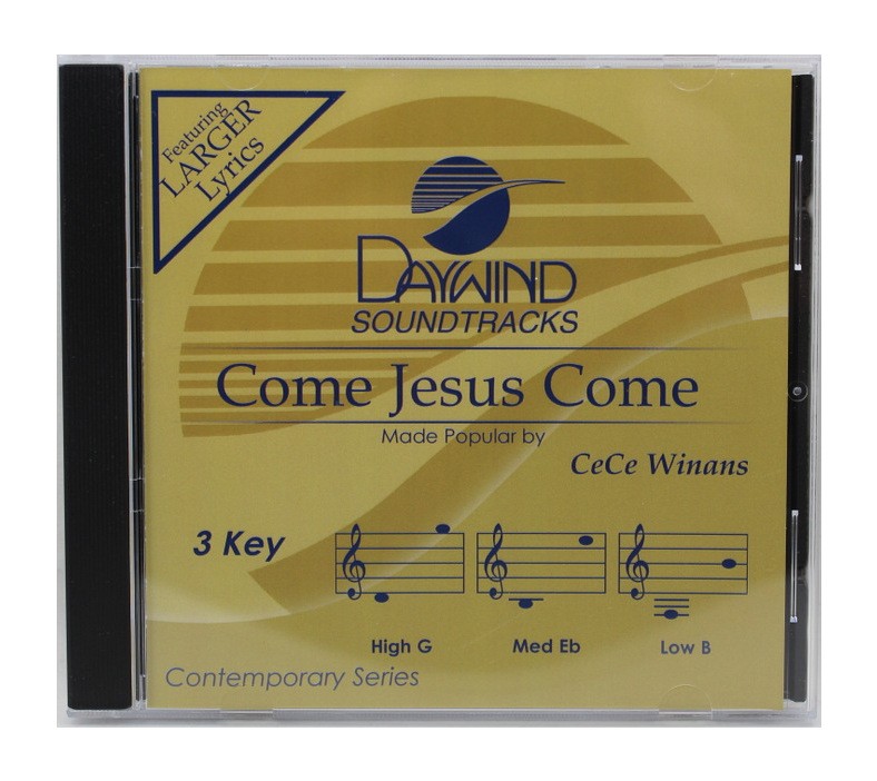 Come Jesus Come Made Popular CeCe Winans NEW CD Accompaniment