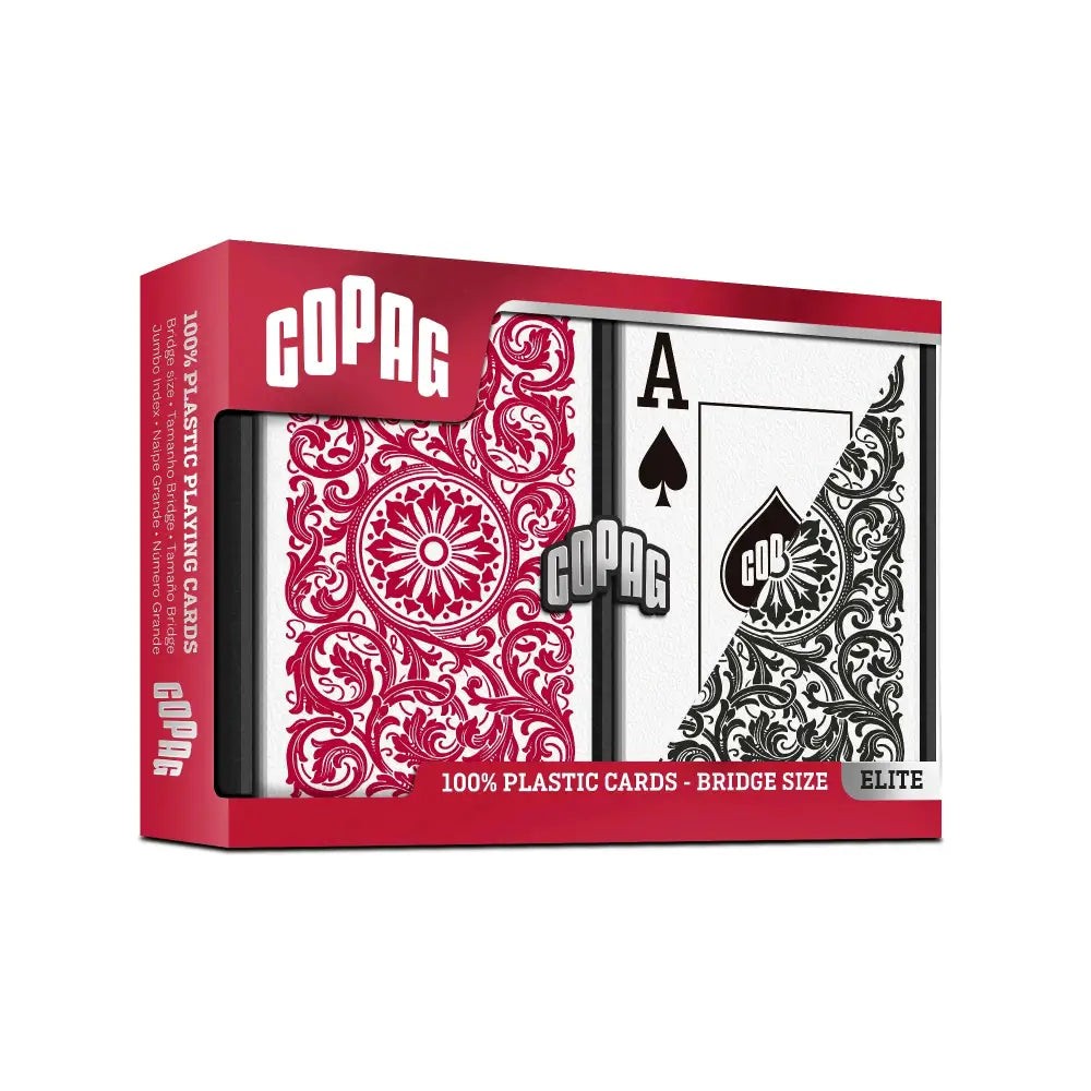 Copag 1546 Red/Black - Regular Index - Bridge