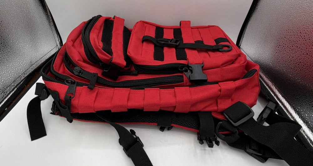 Tactical Backpack Assault Pack Rucksack Molle Bag Red