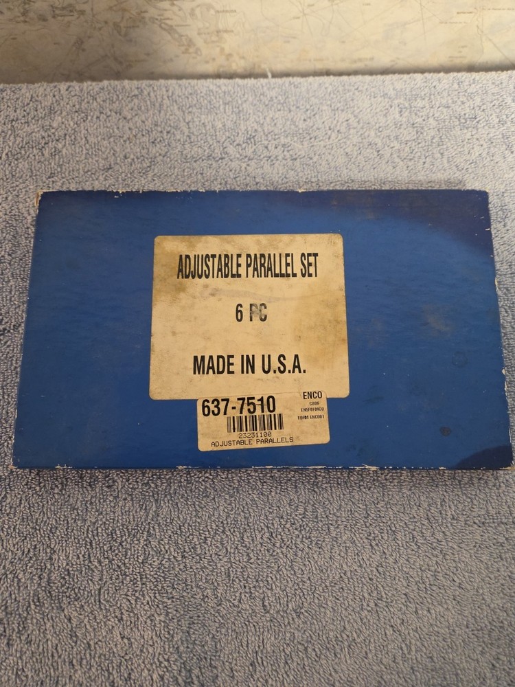 ENCO 6 Piece Adjustable Parallel Set Model 637-7510