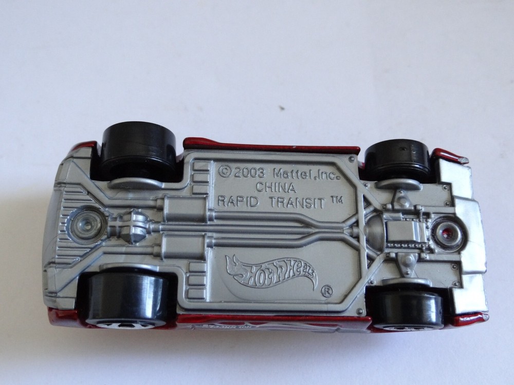 Hot Wheels 2003 Red Flame Rapid Transit