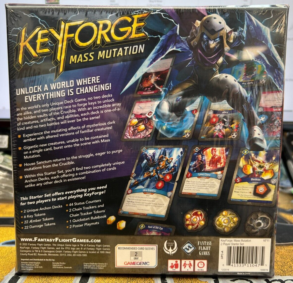 Keyforge SEALED Mass Mutation 2 Player Starter Set!!
