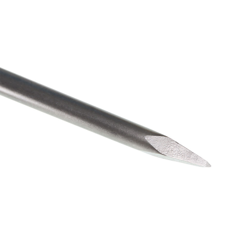 Concrete Drill Bit Set Includes Point Chisel + 20mm & 40mm Flat Chisel 6-Pack
