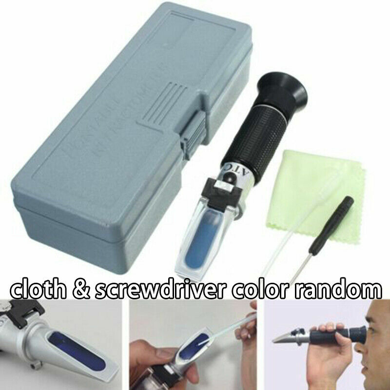 New Brix Wort Specific Gravity Refractometer 0~32% Fruit Beer Wine Sugar Tester