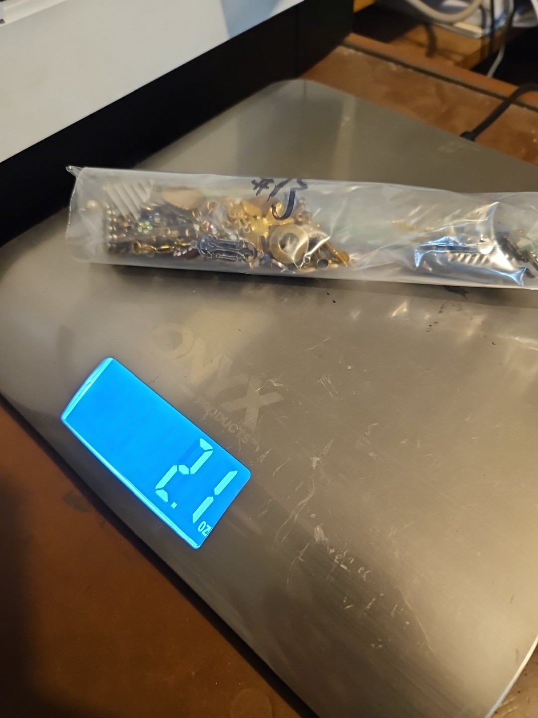 Lot Of 50 Mixed Parts Pcs France Vintage 60s Brass Stampings Findings Jewelry 13