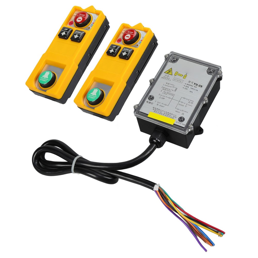 Remote Control Wireless Hoist Crane Remotes Controller For Bridge Cranes AC 220V