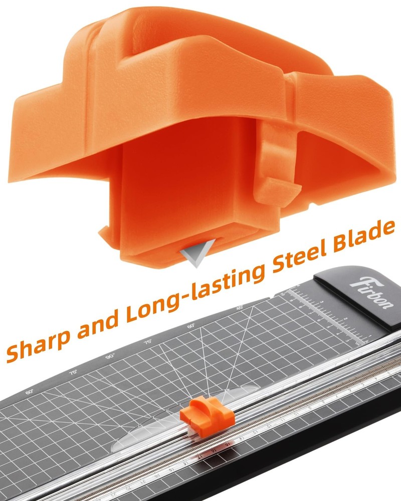 Firbon Paper Cutter Replacement Blade with Automatic Security Safeguard Desig...