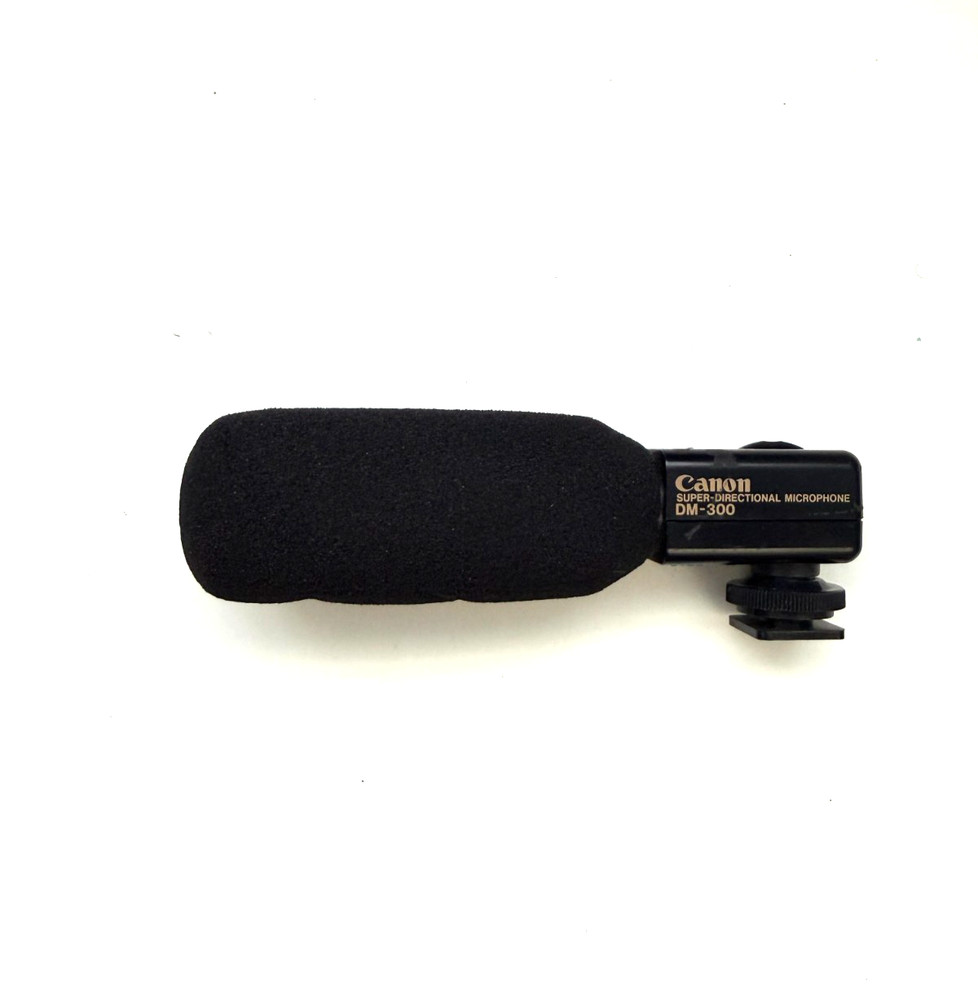 Canon DM-300 Super-Directional Microphone – Powers On Untested