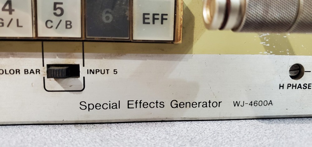 Panasonic Video Switcher & Effects Generator Model WJ-4600A