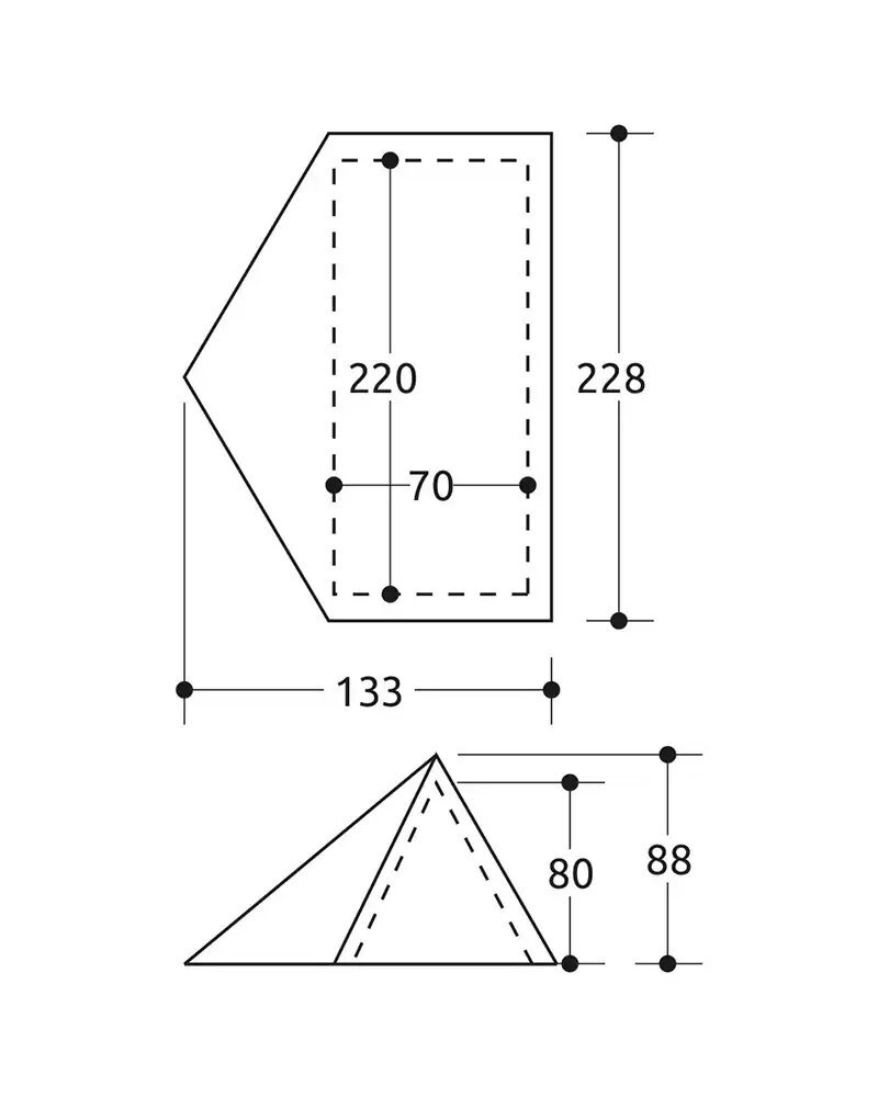 - Camp Minima 1 Evo One Place Tent