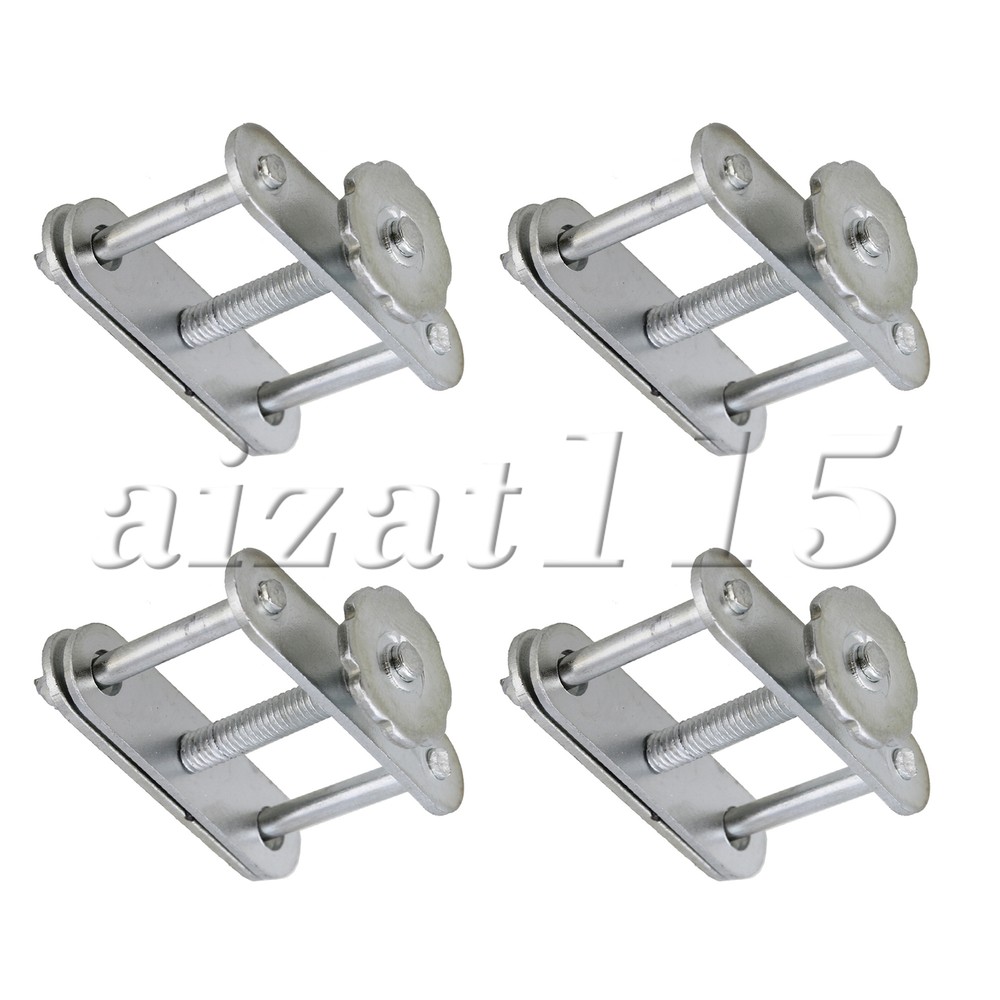 4 Pcs Adjustable Screw Compressor Clamps for 2.5cm Width Flexible Tubing