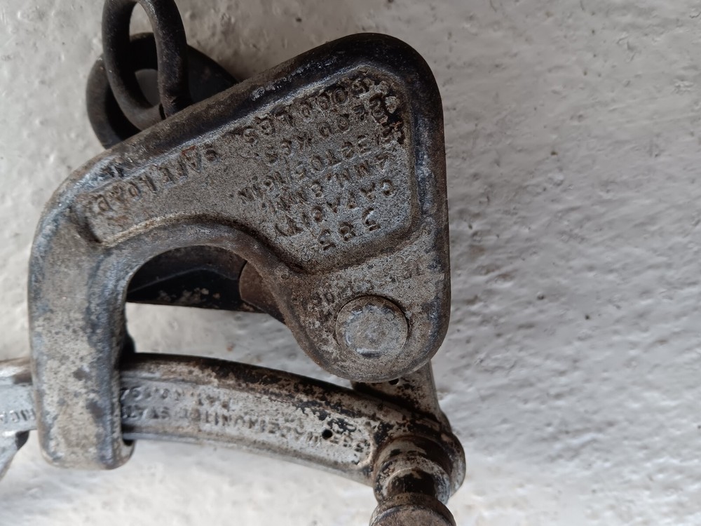 VINTAGE CRESCENT 383 CABLE PULLING BARBED WIRE TUGGER TOOL LINEMAN TOOLS