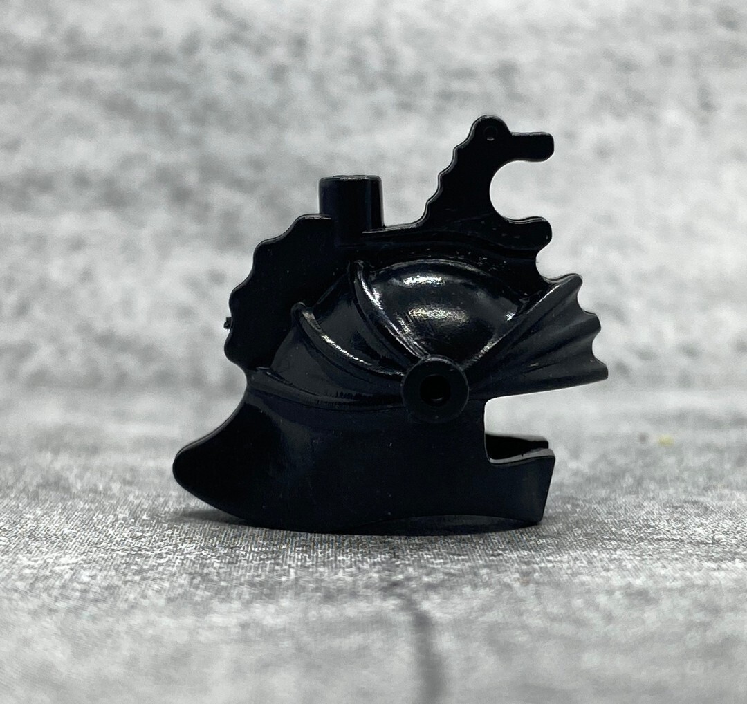 5pack Custom Classic Knight Helmet Black Block Accessory for Minifigures gt2tk46