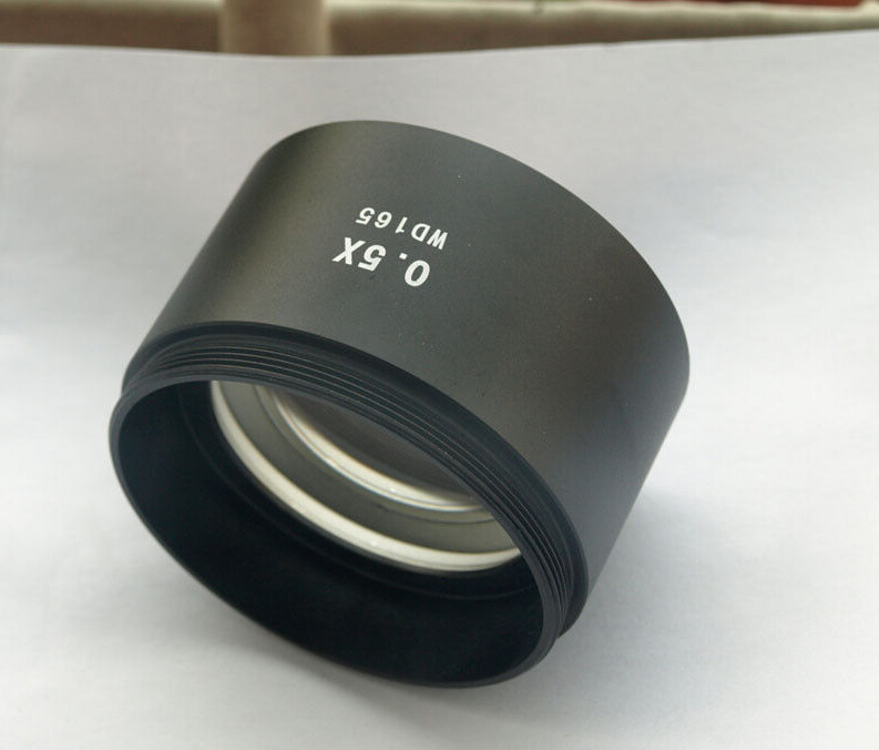 0.5X Stereo Microscope Barlow Auxiliary Objective Lens Thread M48*0.75
