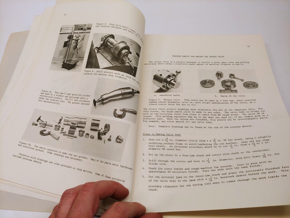 INSTRUCTORS MANUAL for Machine Tools & Machining Practices Vol. 1 PB Rich, Kibbe