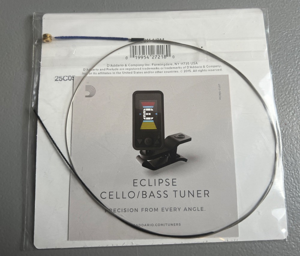 D'Addario Prelude Cello Single A String, 1/8 Scale, Medium Tension