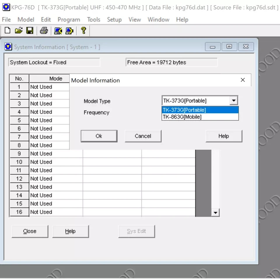 Kenwood TK-863G TK-373G KPG-76D Programming Software CD