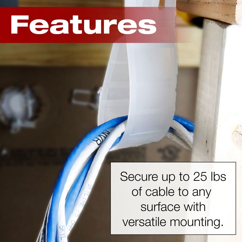 Arlington® TL20 LOOP® 2-inch Cable Support Hangers, 100 Pack