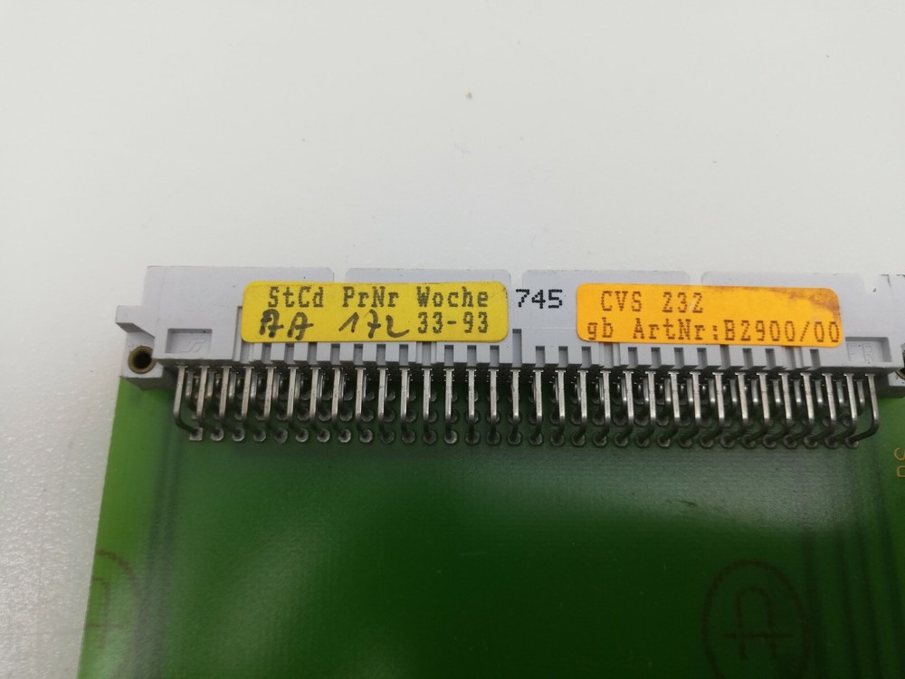 Bachmann CVS 232 B2900/00 Processor Board Process Card Battenfeld Unilog