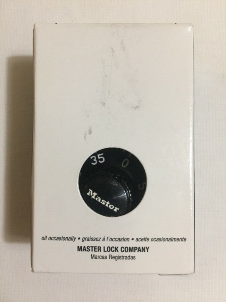 Master Lock 1525 Locker Padlock Combination Black Dial