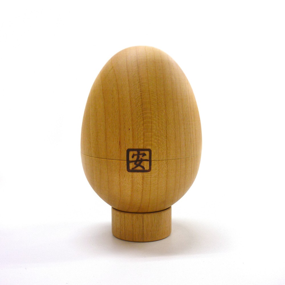 Egg - Cherry Wood - Level 3 - Karakuri Creation Group - Puzzle Box