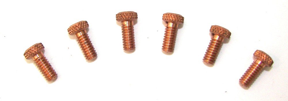 6 Tattoo Machine Solid Copper Set Screw Binder Post Parts Binding Post Lot