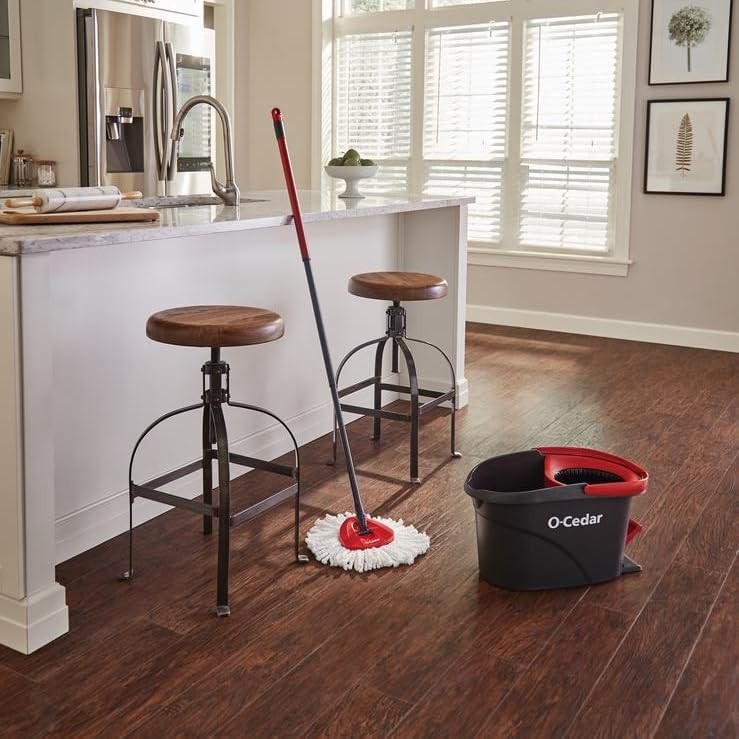 EasyWring Microfiber Spin Mop and Bucket Cleaning System