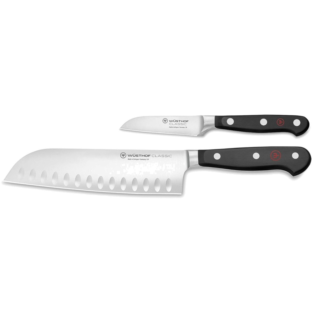 Classic 2-Piece Asian Knife Set, Black
