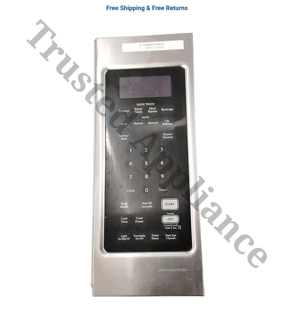 Microwave Control Panel Console 4619-648-84251 Stainless