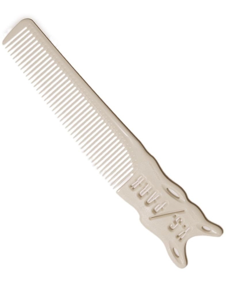 YS Park 209 Barber Comb - White
