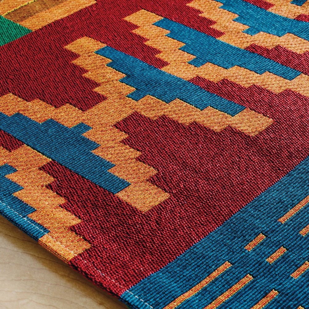 Kaplan Early Learning Colorful Decorative African Runner