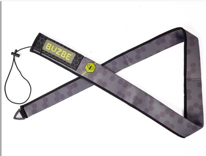 Buzbe Casting Rod Cover 6’2”-7’6” Gray Hex NWT!