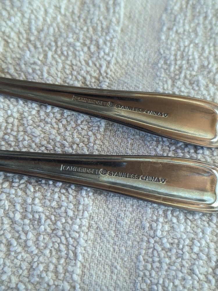 Cambridge ALLURE Stainless Flatware 6 Piece Set Forks & Spoons Silverware