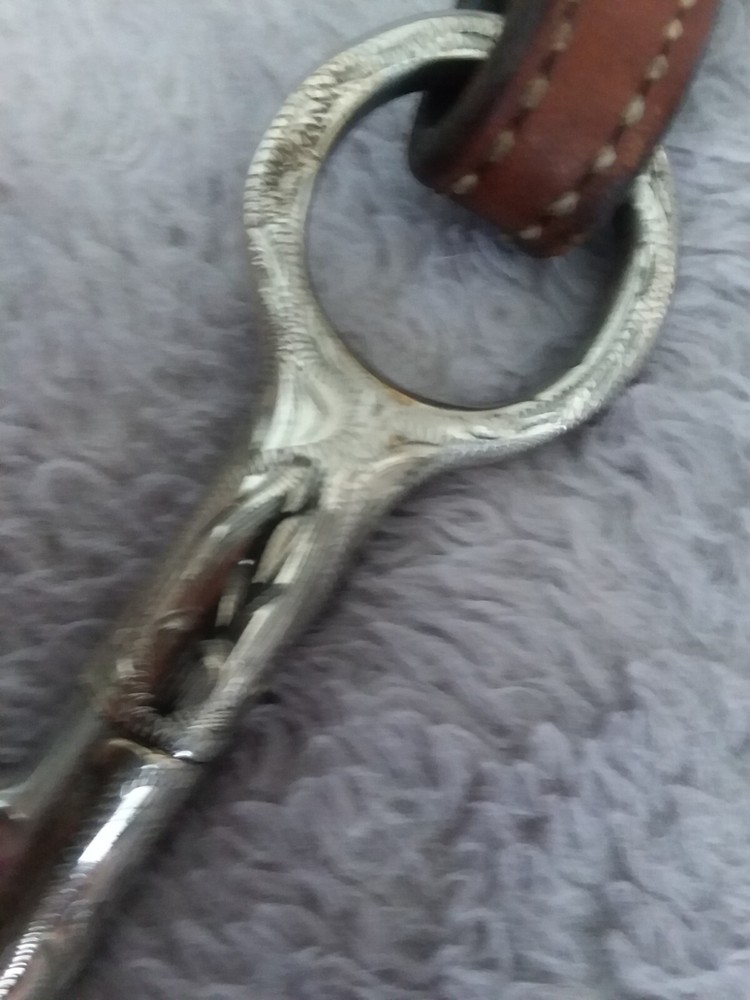 5" overlaid silver correction show bit, no maker mark