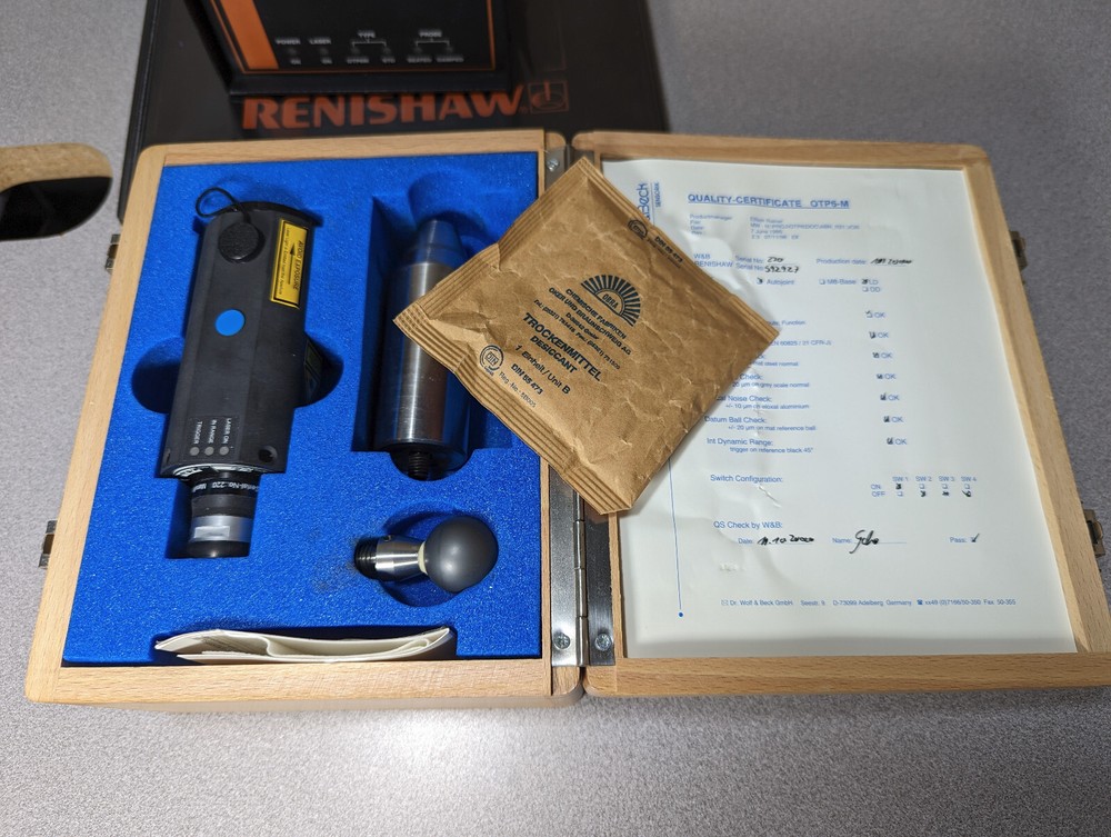 CMM Renishaw OPT6-LD optical laser probe & OPI6 Optical Trigger Probe Interface