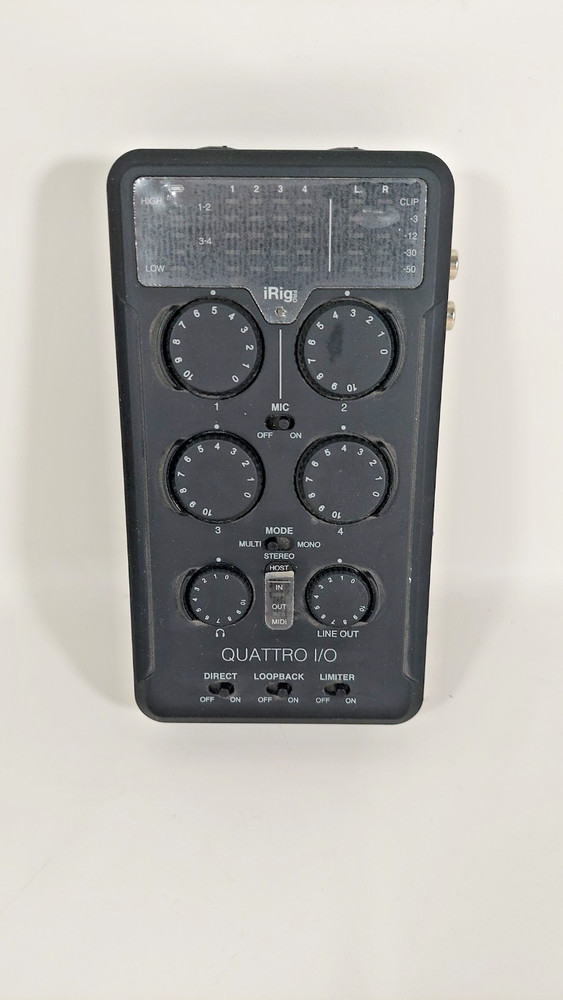 IK Multimedia Irig Pro Quattro I/O Portable audio MIDI interface