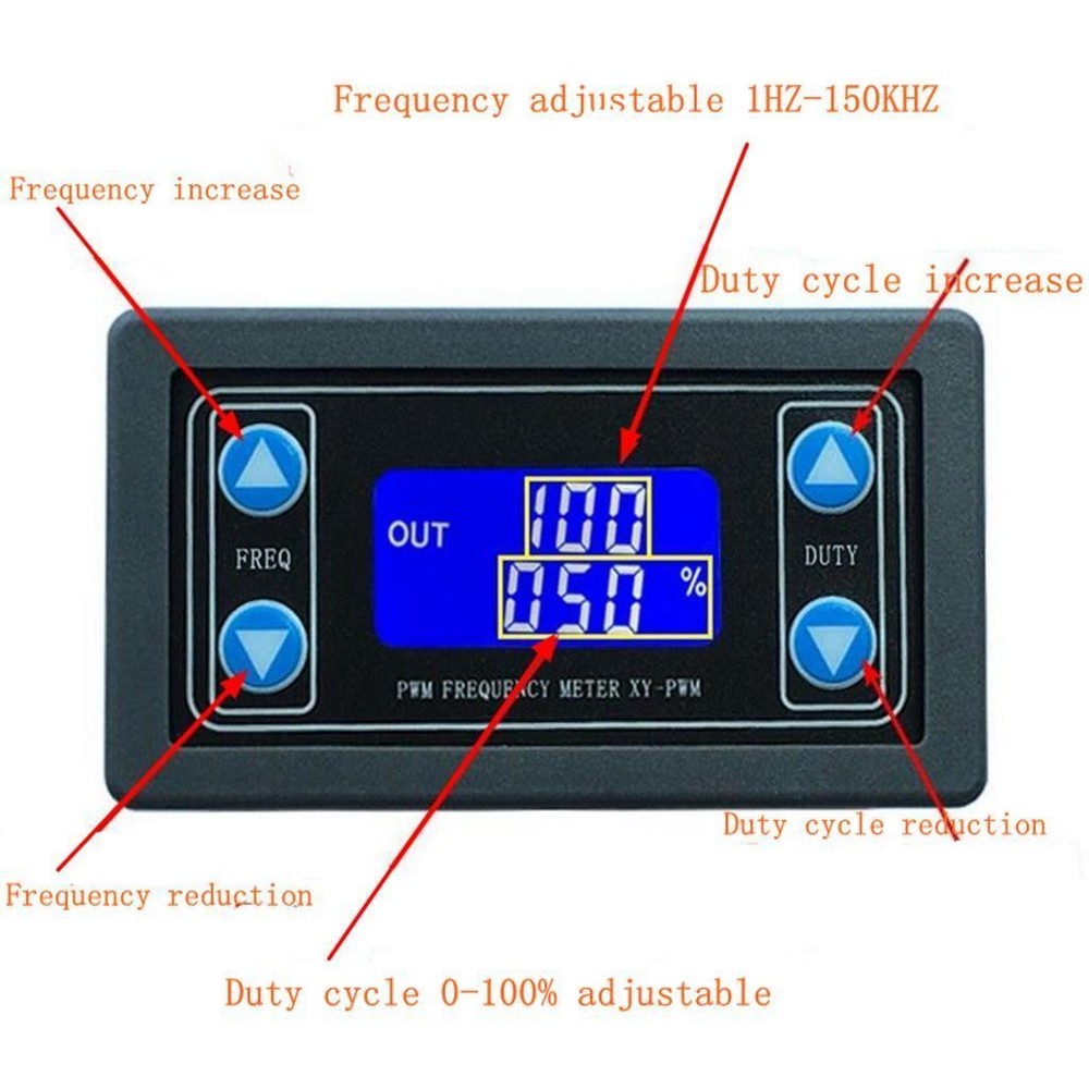 DC 3.3-30V Function 5-30mA LCD Display Adjustable